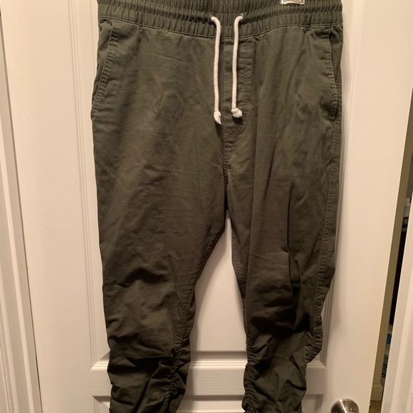 H&M Pants Hm Slim Fit Joggers With Zip Detail Poshmark